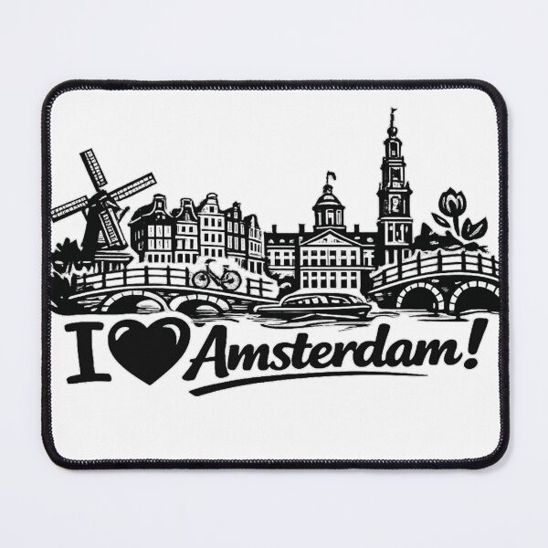 Item preview, I love the Amsterdam skyline. designed and sold by Stickimaison.
