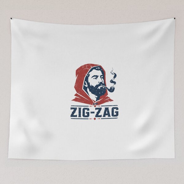 Item preview, Zig Zag Vintage Wizard Smoking Pipe Graphic Tee designed and sold by Phillipsalexan.