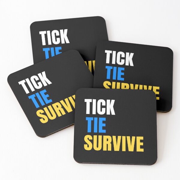 Item preview, Tick Tie Survive – Funny Accountant Saying | Audit Life & Busy Season Humor Design   designed and sold by FCA SIR MERCH .
