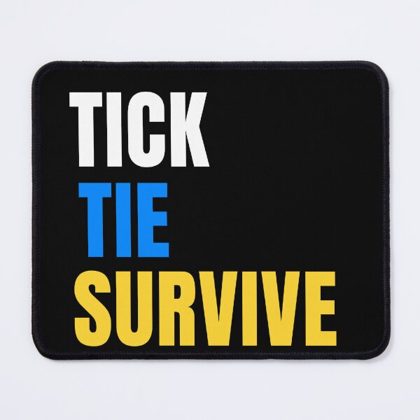 Item preview, Tick Tie Survive – Funny Accountant Saying | Audit Life & Busy Season Humor Design designed and sold by FCA SIR MERCH .