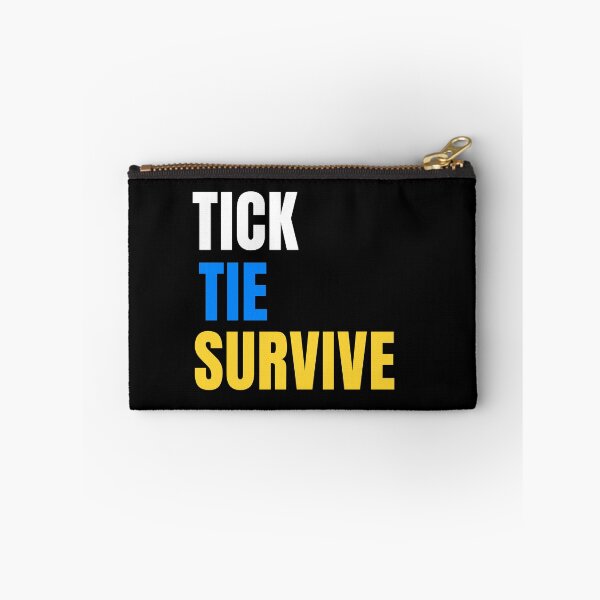 Item preview, Tick Tie Survive – Funny Accountant Saying | Audit Life & Busy Season Humor Design   designed and sold by FCA SIR MERCH .