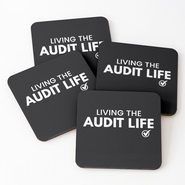 Item preview, Living the Audit Life – Funny Auditor Design | Accounting Humor Busy Season Gift for Auditors & Accountants   designed and sold by FCA SIR MERCH .
