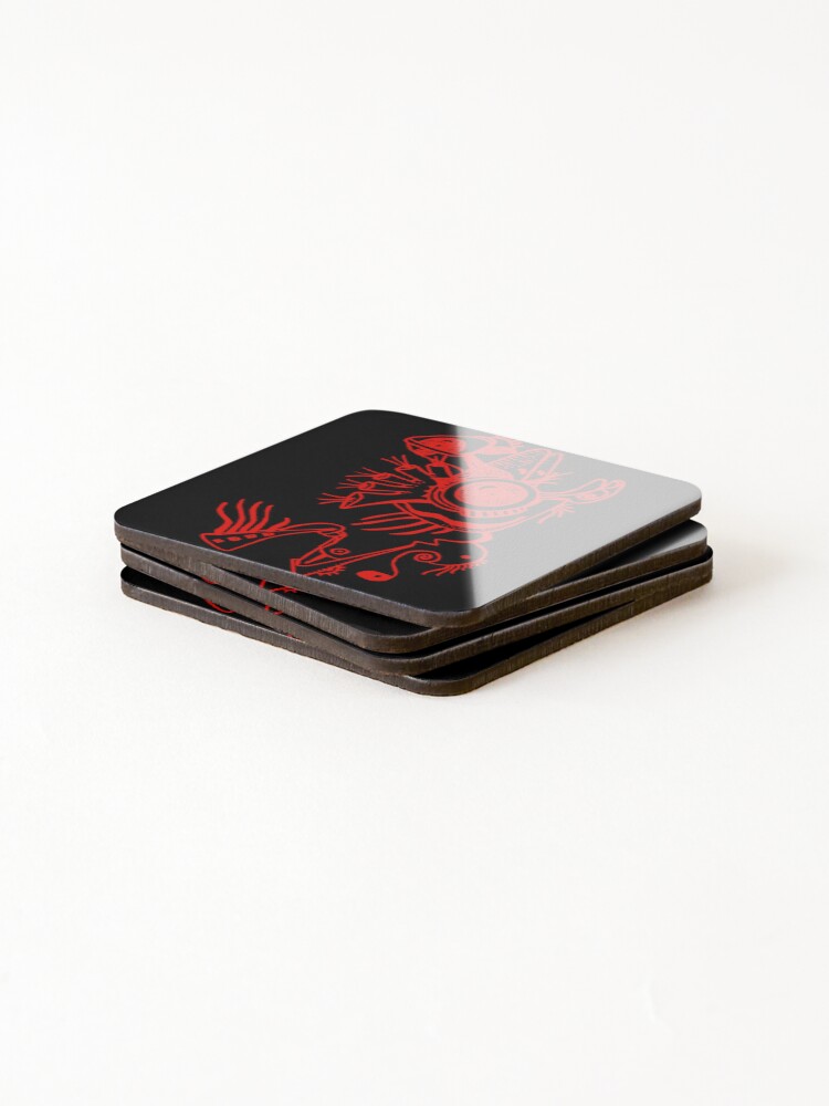 Thumbnail 4 of 5, Coasters (Set of 4), Abstract 34 R designed and sold by studioabstract.