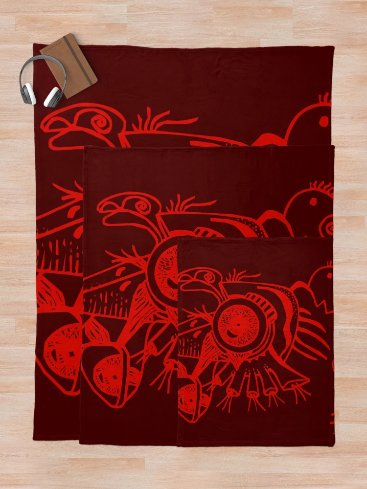 Thumbnail 5 of 6, Throw Blanket, Abstract 34 R designed and sold by studioabstract.
