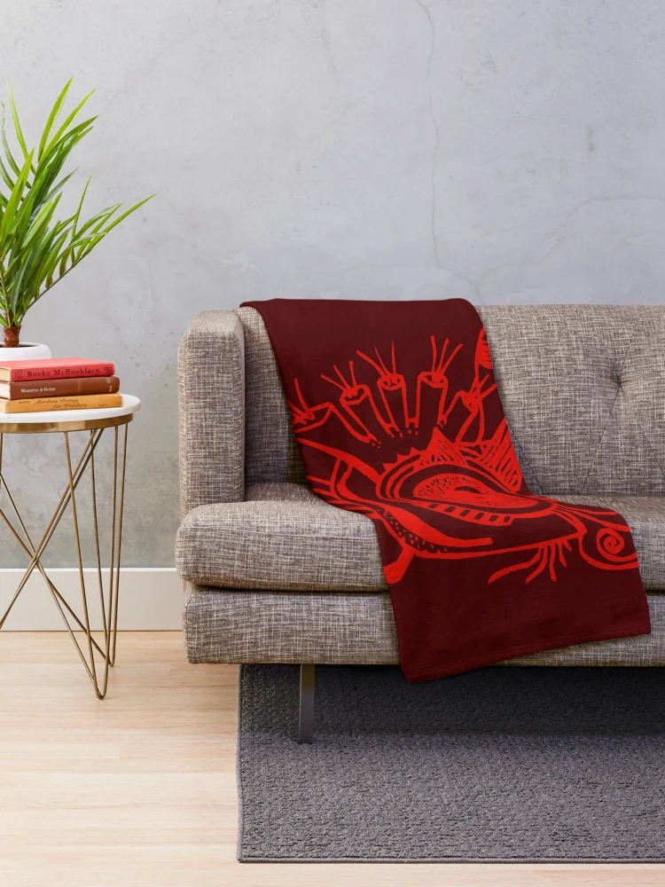 Thumbnail 2 of 6, Throw Blanket, Abstract 34 R designed and sold by studioabstract.