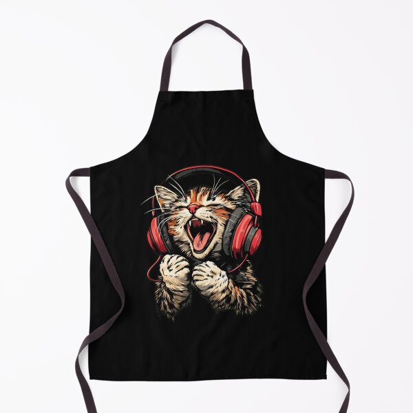Item preview, Yelling Cat Headphones Music Tee designed and sold by GiaoCalonas.