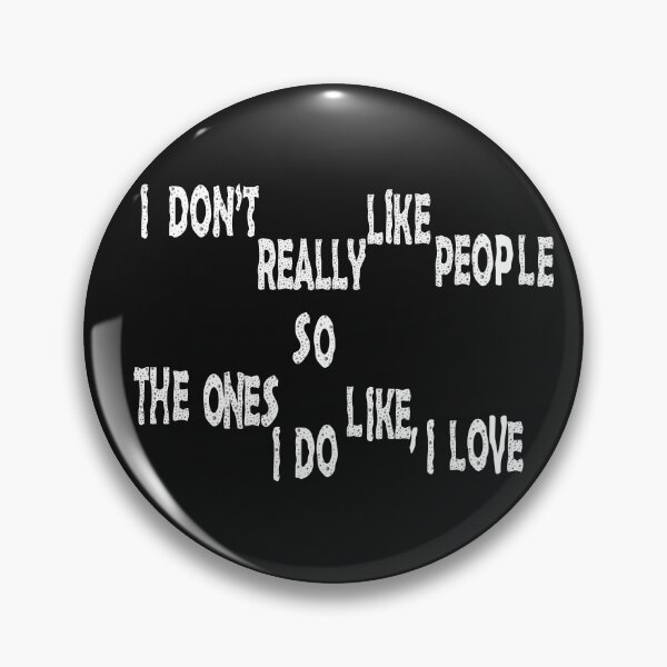 Item preview, I don't like people designed and sold by sshirart.
