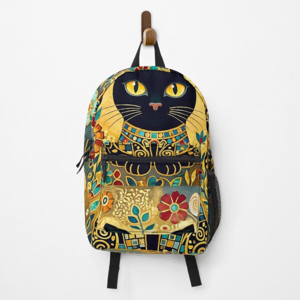 Item preview, Klimt Cat in Flower Garden designed and sold by Vicky Brago-Mitchell®.