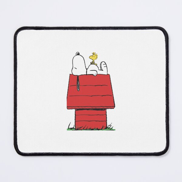 Item preview, Snoopy and Woodstock Sleeping on Red Doghouse designed and sold by mkilpt.