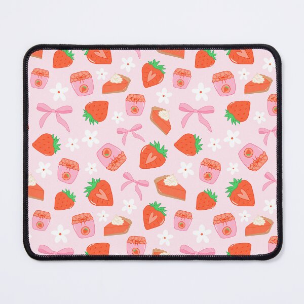 Item preview, Strawberry Jam Tarte Seamless Pattern designed and sold by flossistudio.