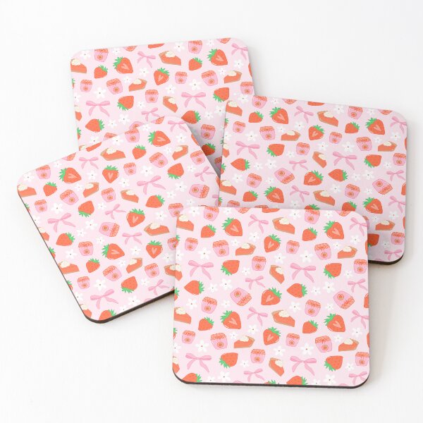 Item preview, Strawberry Jam Tarte Seamless Pattern designed and sold by flossistudio.