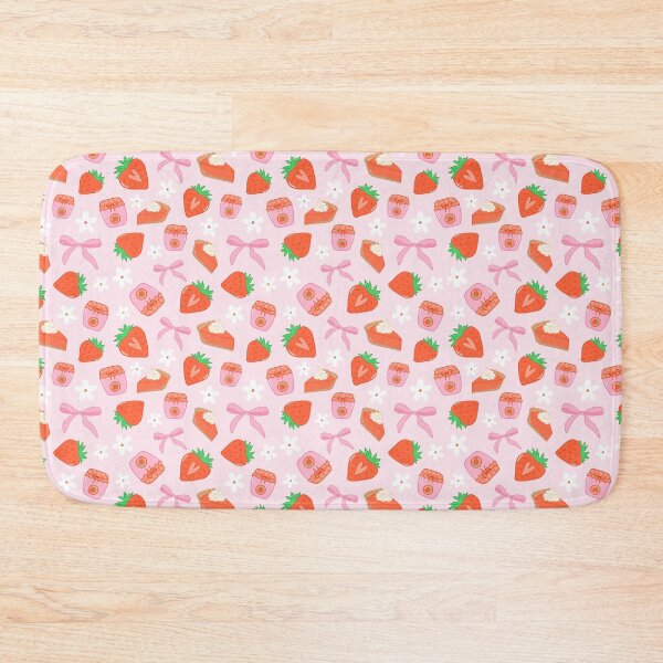 Item preview, Strawberry Jam Tarte Seamless Pattern designed and sold by flossistudio.