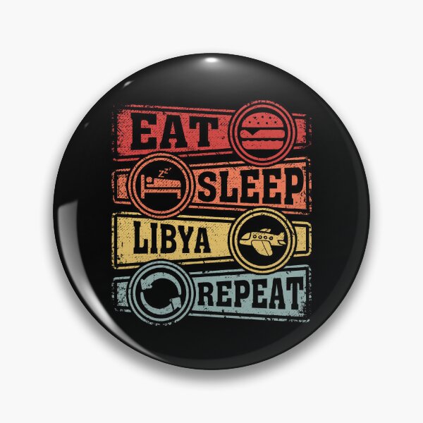 Item preview, Eat Sleep Libya Repeat designed and sold by GabbyKash.