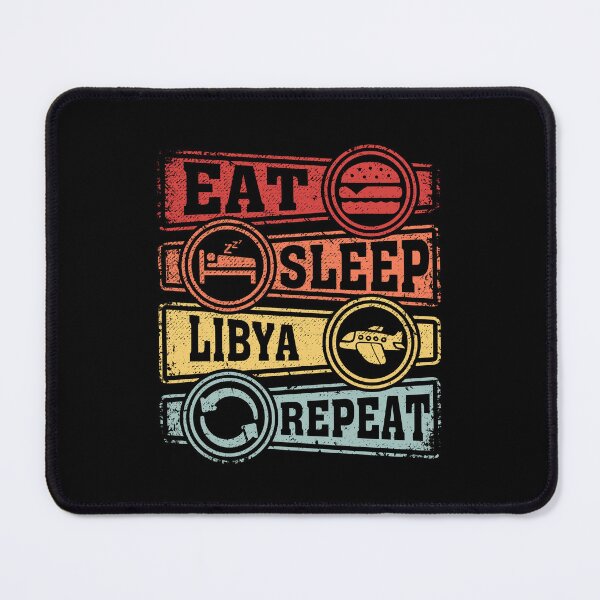 Item preview, Eat Sleep Libya Repeat designed and sold by GabbyKash.