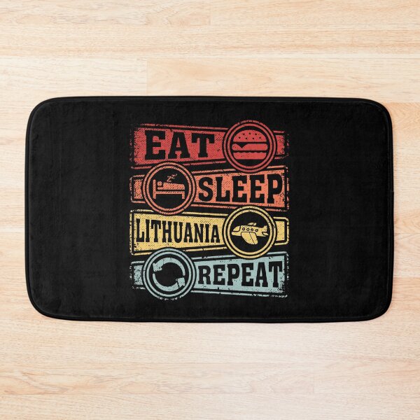 Item preview, Eat Sleep Lithuania Repeat designed and sold by GabbyKash.