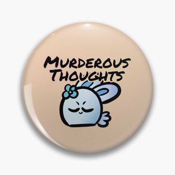 Item preview, Murderous thoughts - Claninchen bunny designed and sold by Claninchen.