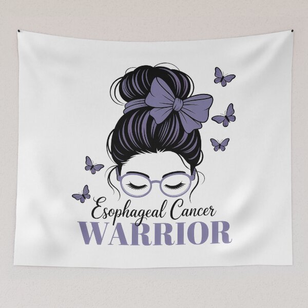 Item preview, Esophageal Cancer Awareness Periwinkle Ribbon  designed and sold by sailorjessiArt.