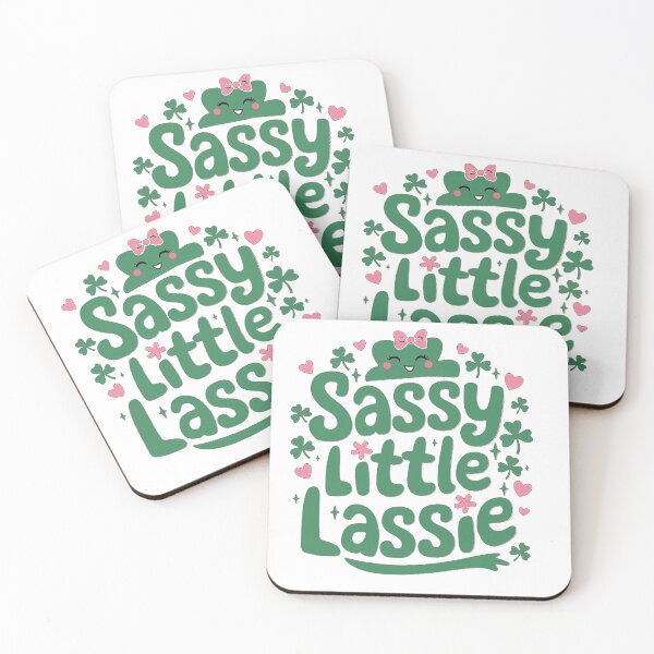 Item preview, Sassy Little Lassie Funny Irish Girl St Patricks Day Colour  designed and sold by Scorpion Creative.