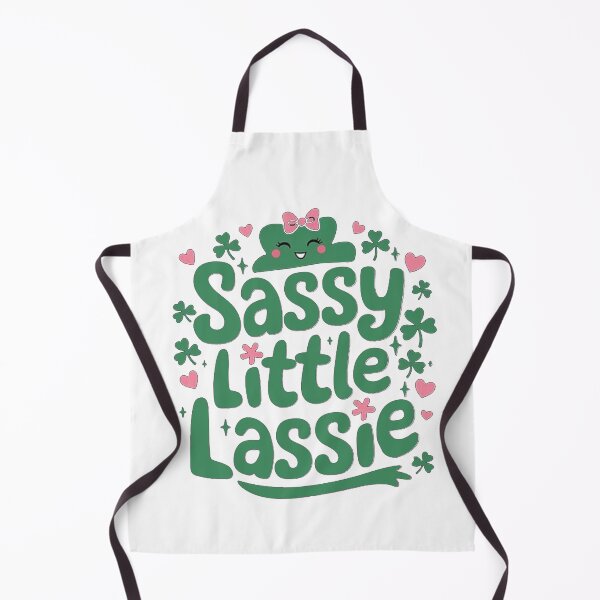 Item preview, Sassy Little Lassie Funny Irish Girl St Patricks Day Colour designed and sold by Scorpion Creative.
