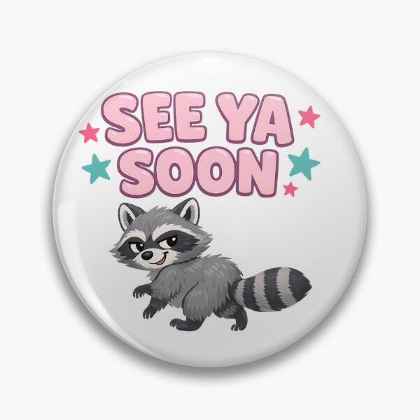 Item preview, Funny Raccoon Shirt See Ya Soon Racoon Star Quote T-Shirt, Cute Trash Panda Gift, Animal Lover Graphic Tee designed and sold by inkspotbywissal.