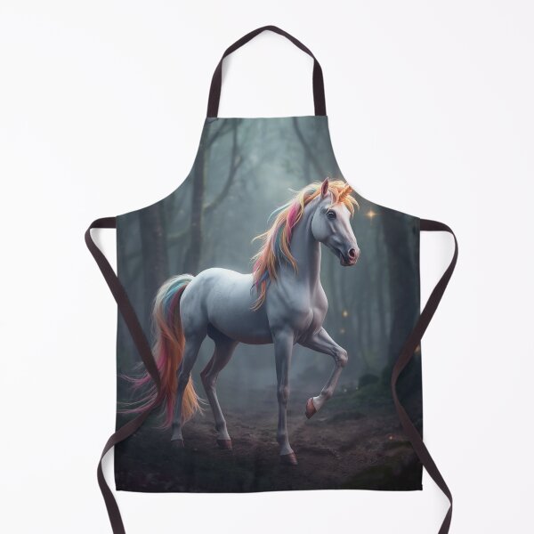 Item preview, Magical Unicorn in Enchanted Forest | Fantasy Aesthetic Art designed and sold by SarkisovaNune.
