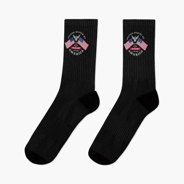 Item preview, United States of America 250 Years 1776-2026 - Old and Current Flags (on black) designed and sold by STUDIO-72.