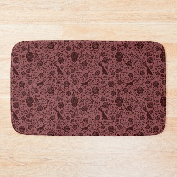 Item preview, Setter Dogs Floral Pattern | Elegant Irish English Gordon Setter Design in Red designed and sold by WildLakePatterns.