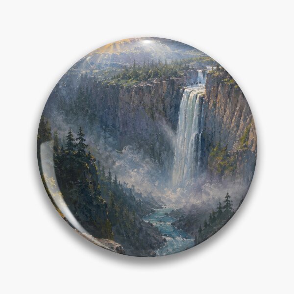 Item preview, Majestic Waterfall Canyon View designed and sold by SaryaSmyth19.