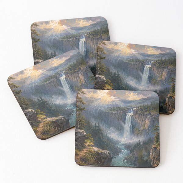 Item preview, Majestic Waterfall Canyon View designed and sold by SaryaSmyth19.