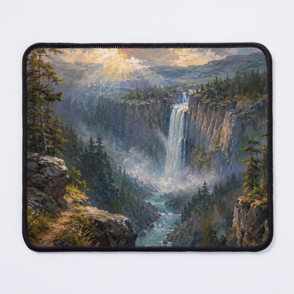 Item preview, Majestic Waterfall Canyon View designed and sold by SaryaSmyth19.