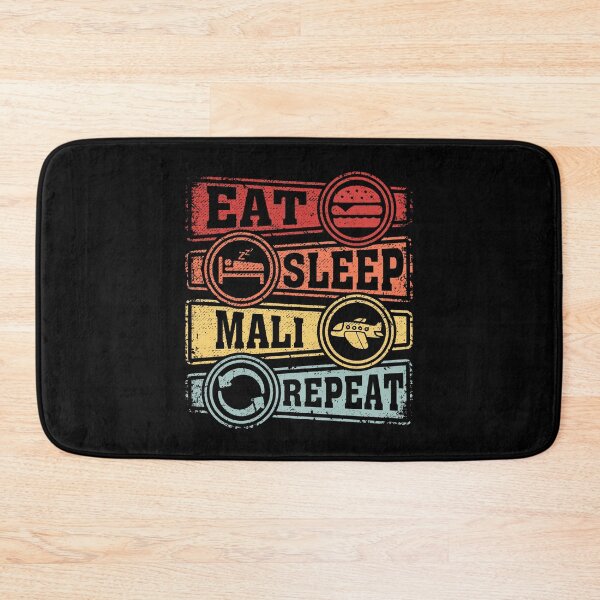 Item preview, Eat Sleep Mali Repeat designed and sold by GabbyKash.