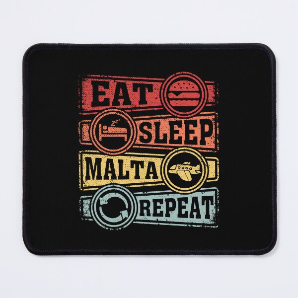 Item preview, Eat Sleep Malta Repeat designed and sold by GabbyKash.
