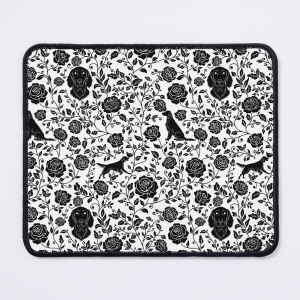 Item preview, Setter Dogs Floral Pattern | Elegant Irish English Gordon Setter Design designed and sold by WildLakePatterns.