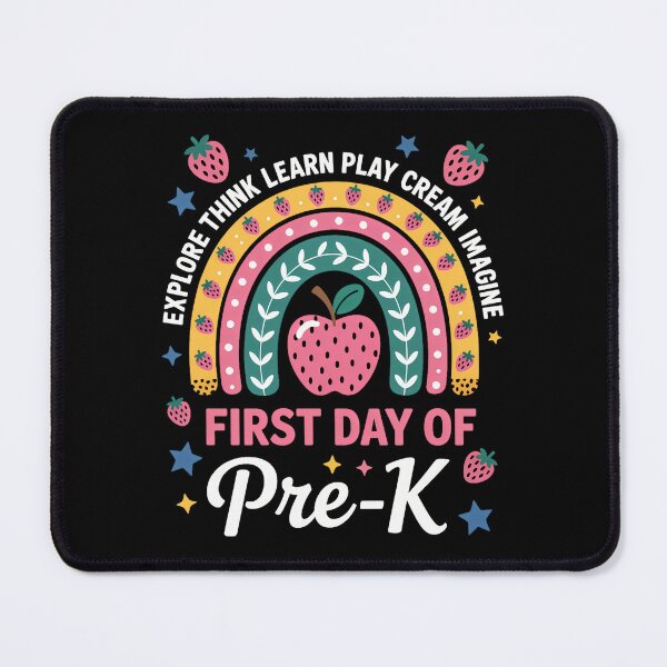Item preview, Back to School Rainbow Happy First Day of Pre-K designed and sold by sailorjessiArt.