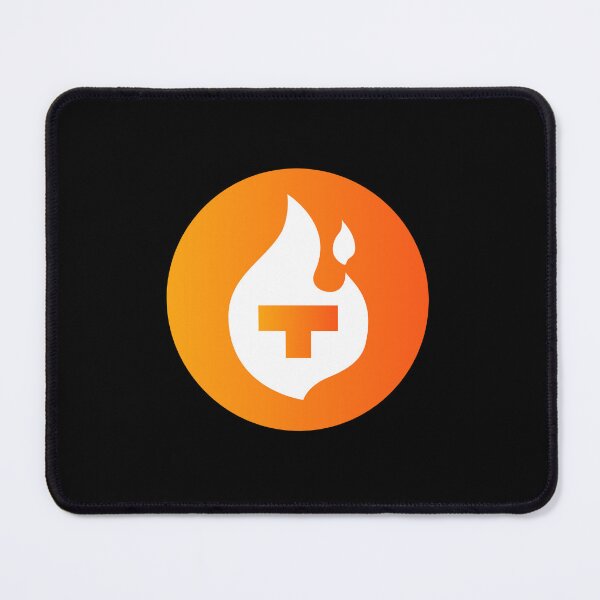 Item preview, Theta Fuel TFUEL Crypto Fire Flame Logo Orange Circle designed and sold by mkilpt.