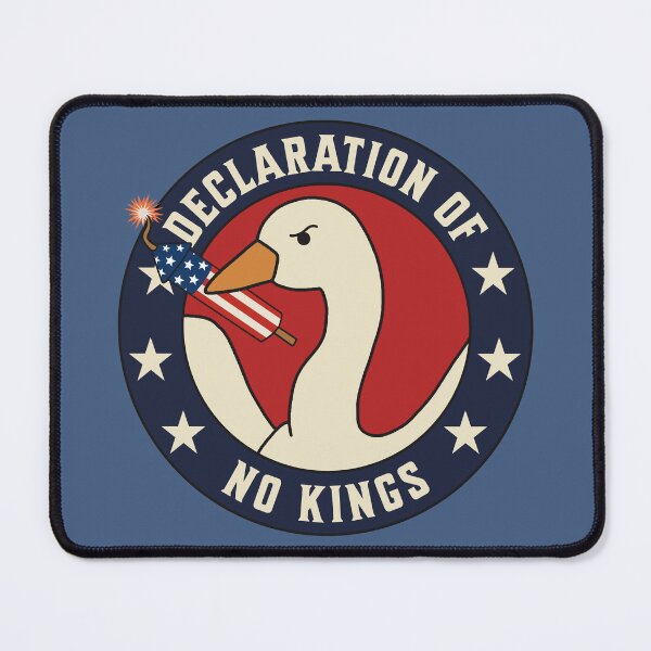 Item preview, Declaration of No Kings Retro Americana Goose Design designed and sold by ValentinaHramov.
