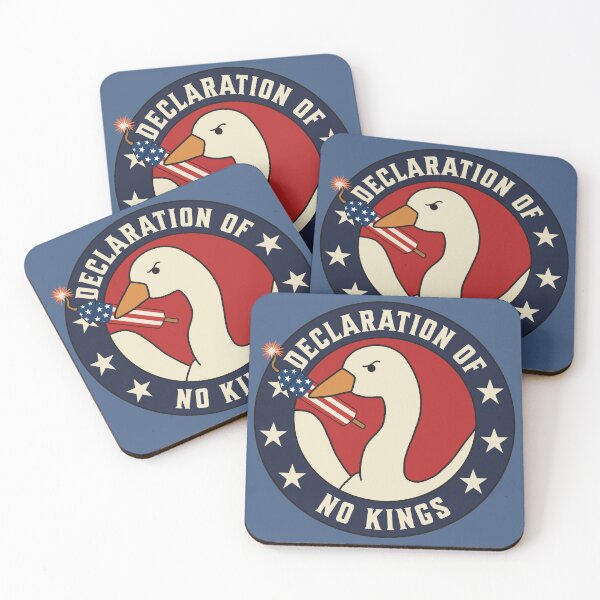 Item preview, Declaration of No Kings Retro Americana Goose Design designed and sold by ValentinaHramov.