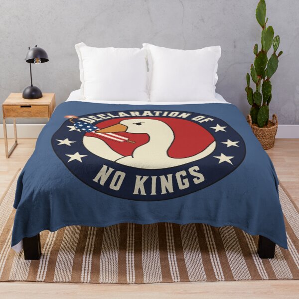 Item preview, Declaration of No Kings Retro Americana Goose Design designed and sold by ValentinaHramov.