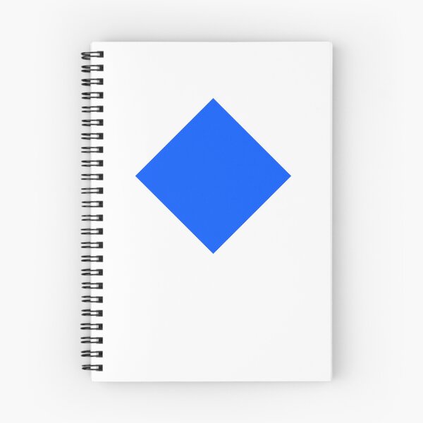Item preview, Waves Blockchain Crypto Blue Diamond Geometric Logo designed and sold by mkilpt.