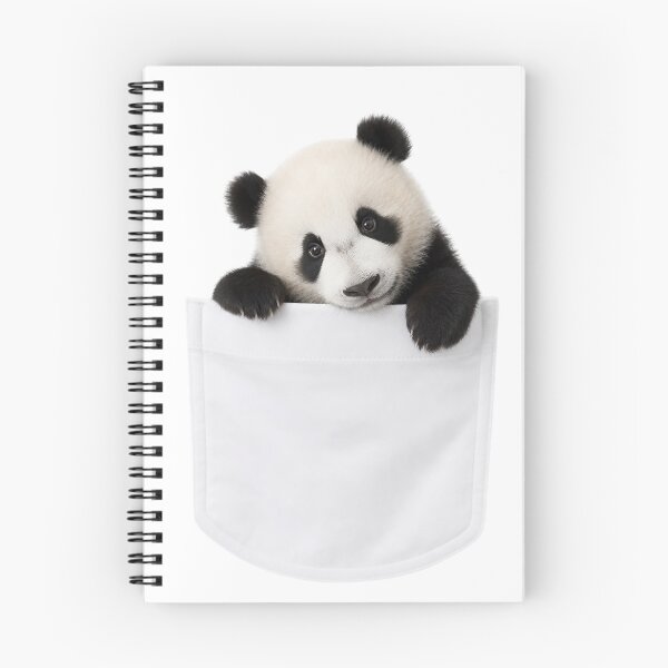 Item preview, POCKET PANDA — Cute Photoreal Pocket Print designed and sold by Jandedan.