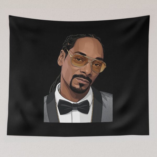 Item preview, Snoop Dogg Vector Illustration Potrait designed and sold by Boruto1231.