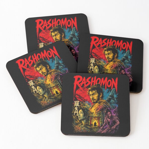 Item preview, Rashomon – Samurai Noir Japanese Horror Art Shirt designed and sold by ThreadTheory976.