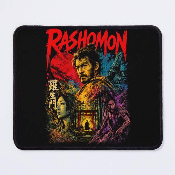 Item preview, Rashomon – Samurai Noir Japanese Horror Art Shirt designed and sold by ThreadTheory976.