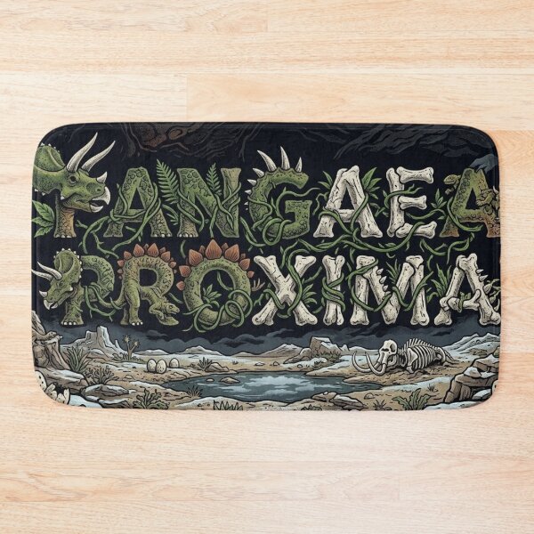 Item preview, Prehistoric Geographical Text Supercontinent: Pangaea Proxima designed and sold by Uniqueartai.