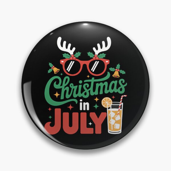 Item preview, christmas in july with sunglasses for summer xmas designed and sold by sailorjessiArt.