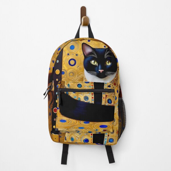 Item preview, Gustav Klimt Cat in Gold Room designed and sold by Vicky Brago-Mitchell®.