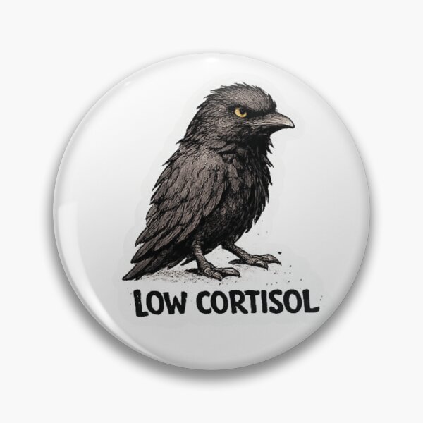 Item preview, Problematic Crow - Low cortisol designed and sold by LittleInkStudio.