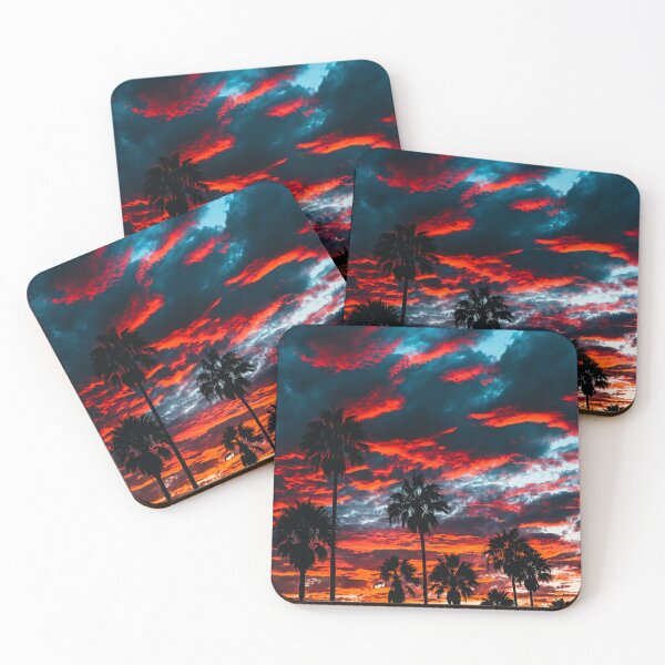 Item preview, Vibrant Tropical Sunset Silhouette designed and sold by Laura Vancleave.