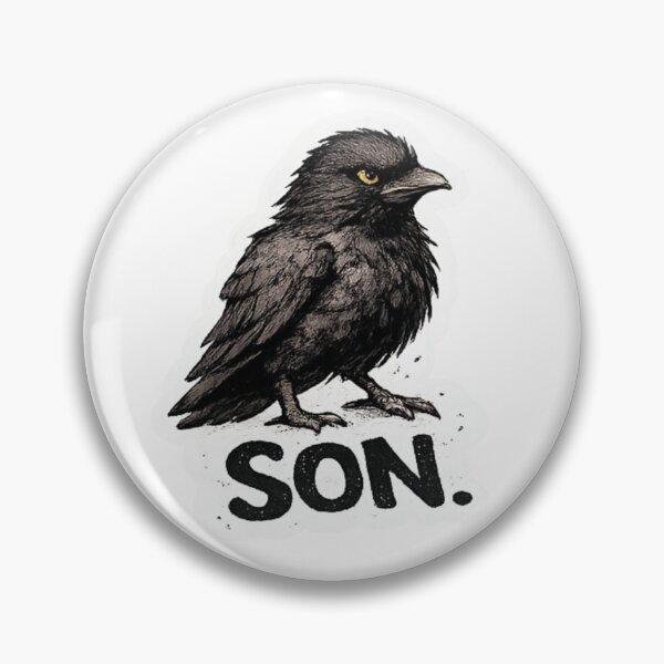 Item preview, Problematic Crow - SON. designed and sold by LittleInkStudio.
