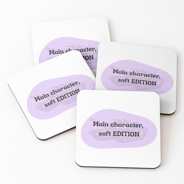 Item preview, Main Character, Soft Edition Quote Sticker | Cute Confidence Design | Gentle Girl Energy Art designed and sold by Pandey14.